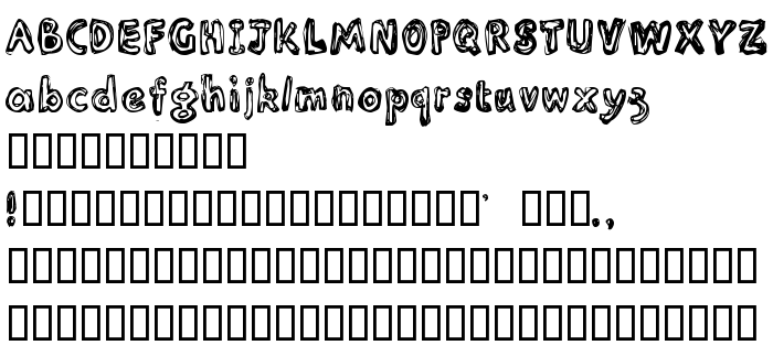 Шрифт Inlines Rough