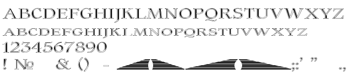 Шрифт Coltaine No 1